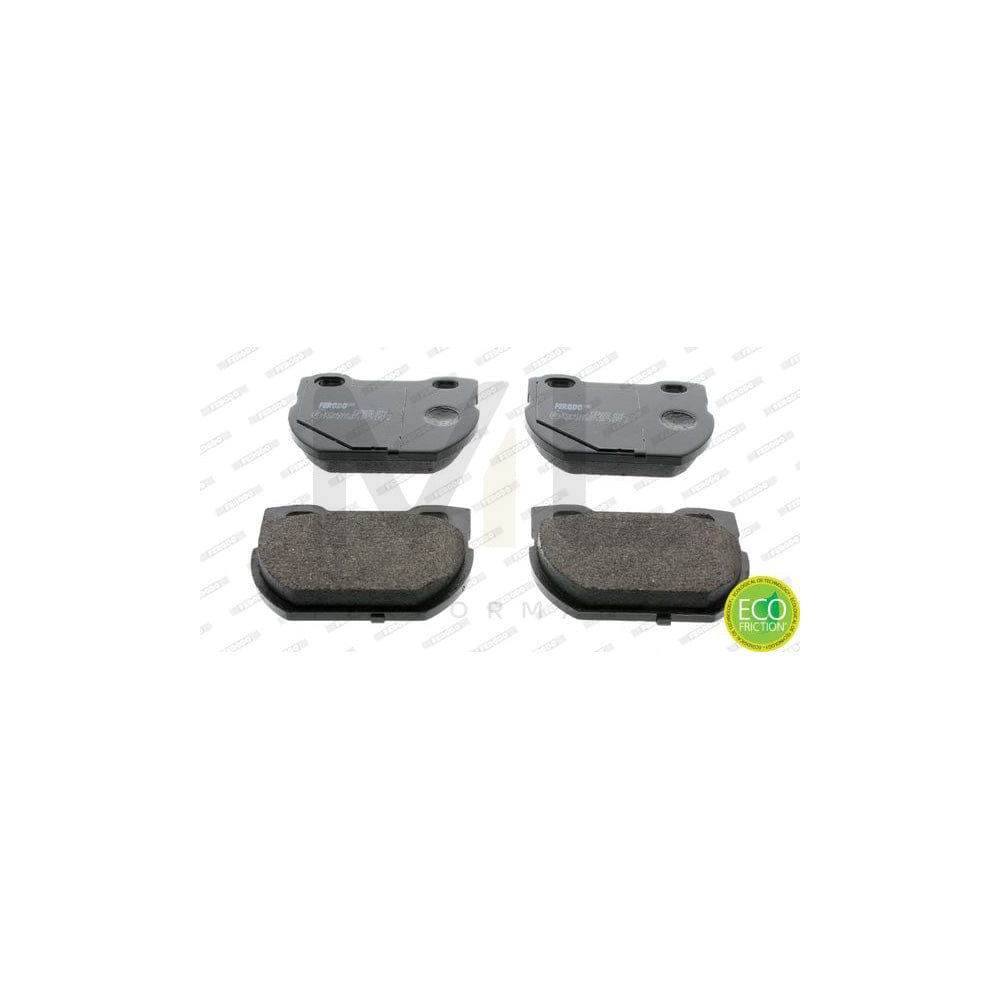 Ferodo Premier Eco Friction FDB872 Brake Pad Set Not Prepared for Wear Indicator, Without Accessories