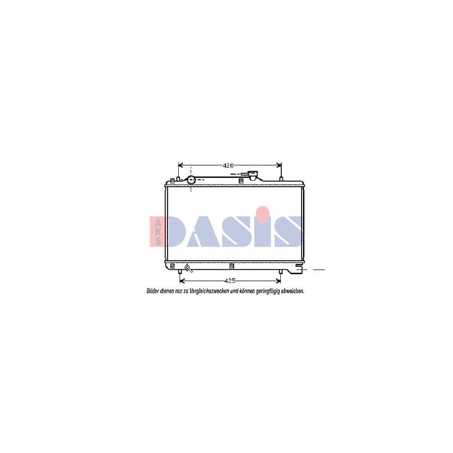 AKS Dasis 320012N Engine Radiator for Suzuki Baleno