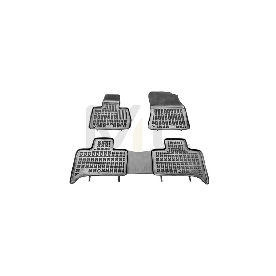 REZAW PLAST Tailored 200715 Floor mat set for BMW X5 (E53) Elastomer, Front and Rear, Quantity: 3, Black