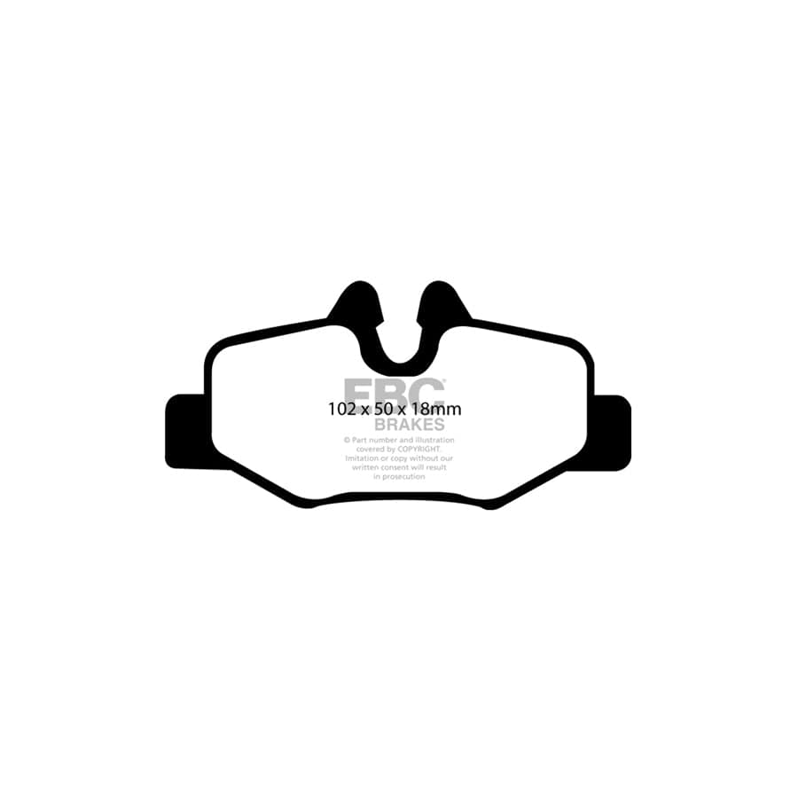 EBC PD01KR534 Mercedes-Benz Greenstuff Rear Brake Pad & Plain Disc Kit - Bosch Caliper (Inc. Viano & Vito) 2 | ML Performance UK Car Parts