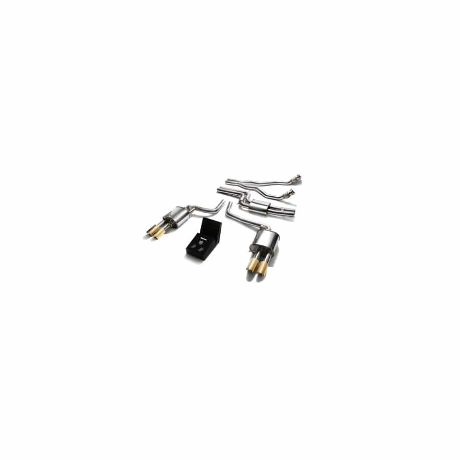 Armytrix AUBS4-QS11G Valvetronic Exhaust System Audi A4/A5 | S4/S5 3.0L TFSI 2009-2015 with Quad Gold 3.5"