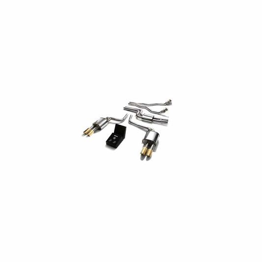 Armytrix AUBS4-QS11G Valvetronic Exhaust System Audi A4/A5 | S4/S5 3.0L TFSI 2009-2015 with Quad Gold 3.5"