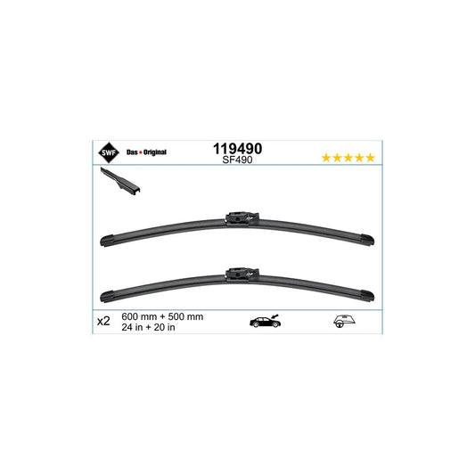 Swf 119490 Wiper Blade For BMW X2 (F39)
