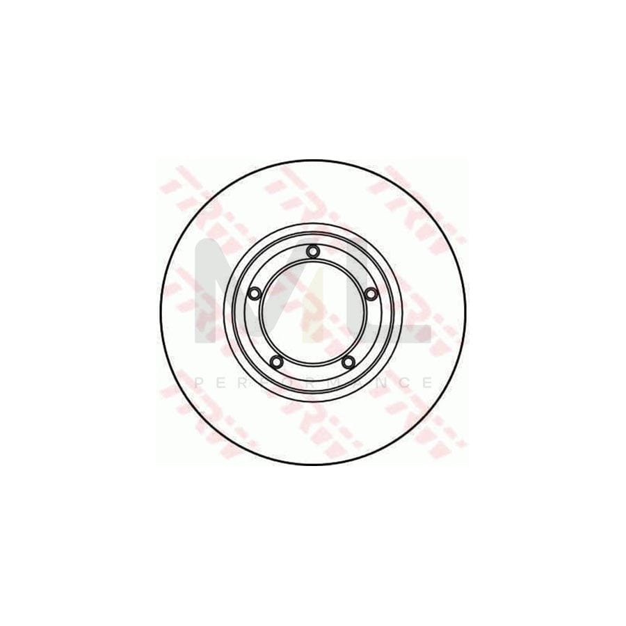 TRW DF1618 Brake Disc Vented  - 1 piece