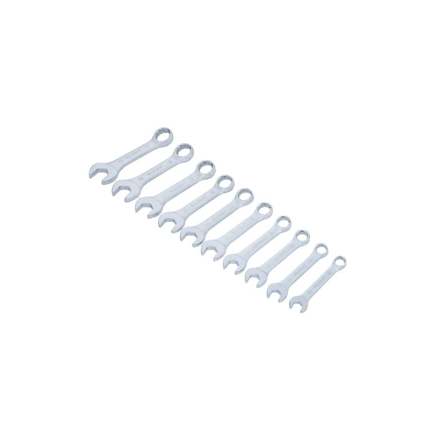 BlueSpot Tools B/S04110 Stubby Combination Spanner Set, 10 Piece
