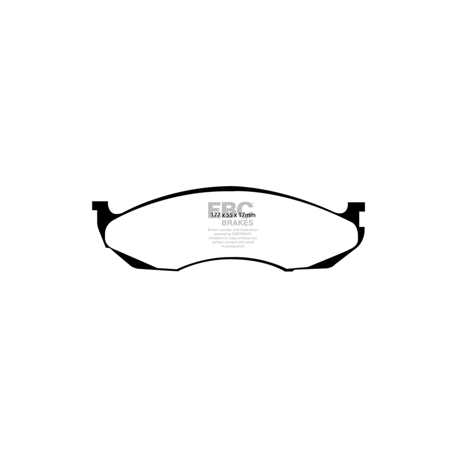 EBC PD40K977 Jeep Grand Cherokee Ultimax Pad & Plain Disc Kit 2 | ML Performance UK Car Parts