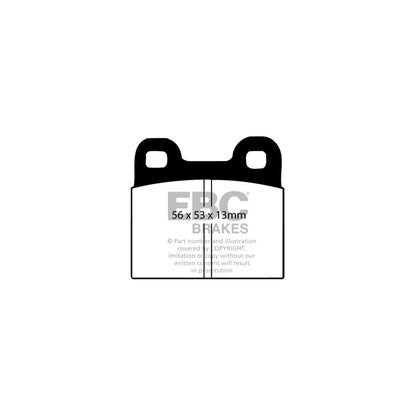 EBC PLK1669 Porsche 356 C Yellowstuff Pads and Brake Line Performance Pack - ATE Caliper 3 | ML Performance UK Car Parts