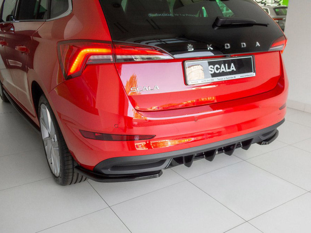 Maxton Design SK-SC-1-RS1T Rear Valance Skoda Scala (2019-up) | ML Performance UK Car Parts