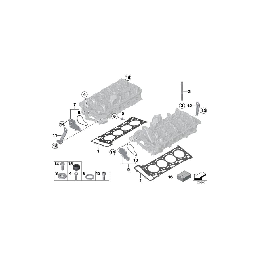 Genuine BMW 07129907138 F02 F01 F03 External Torx Self-Locking M8X30 (Inc. Ghost, M760LiX & 760LiS)