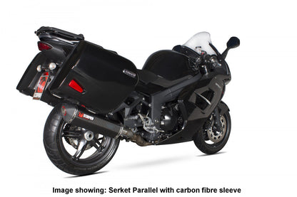 Scorpion RTR74SEO Triumph Sprint GT 1050 Serket Parallel Slip-On - Brushed Stainless Steel Sleeve | ML Performance UK UK