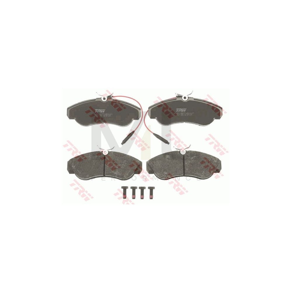 TRW Cotec Gdb1106 Brake Pad Set Incl. Wear Warning Contact, With Brake Caliper Screws, With Accessories