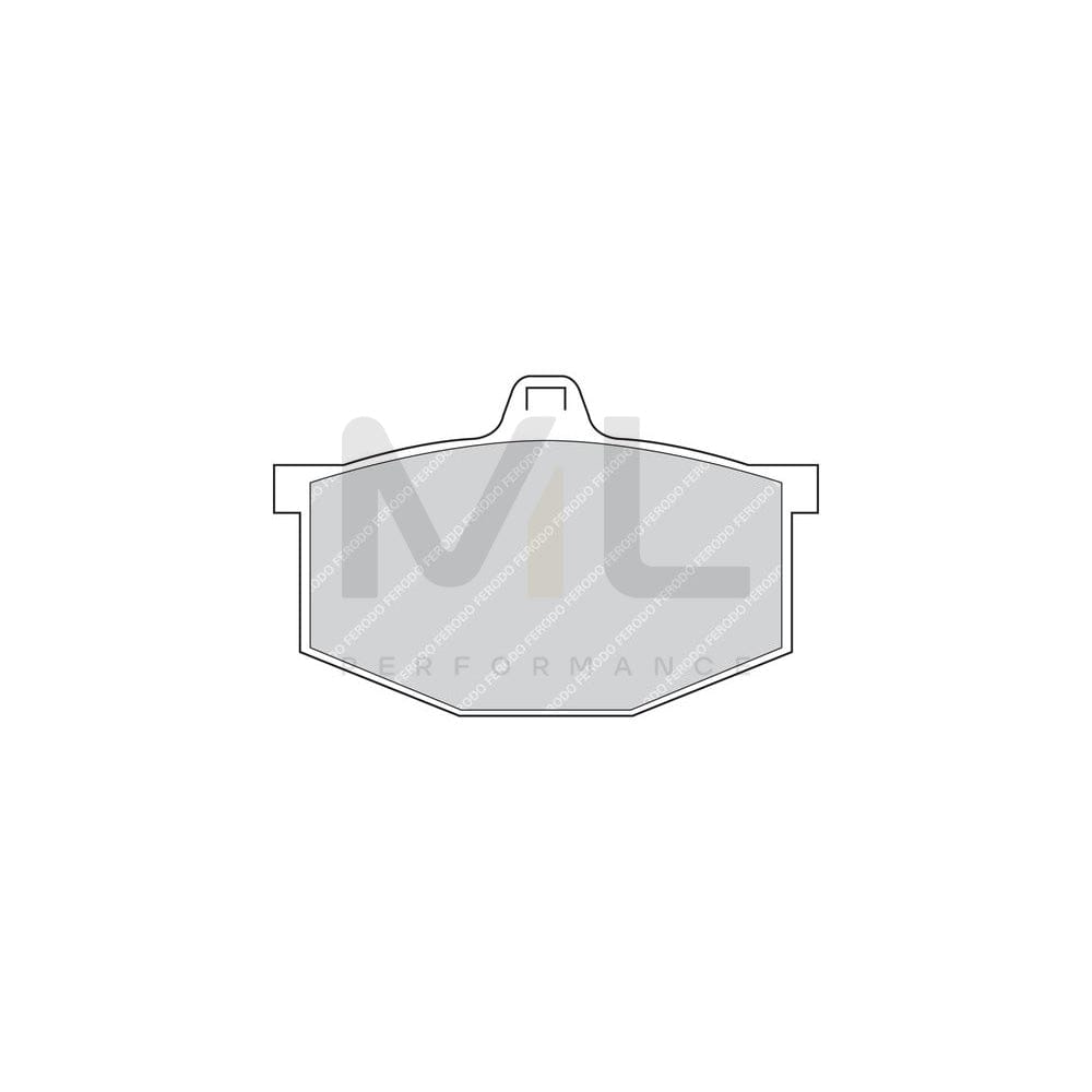 Ferodo Premier FDB176 Brake Pad Set Not Prepared for Wear Indicator