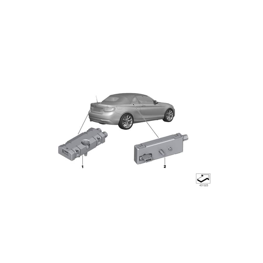 Genuine BMW 65209277818 F23 Antenna Amplifier Fm (Inc. M240i, 228i & M235iX)