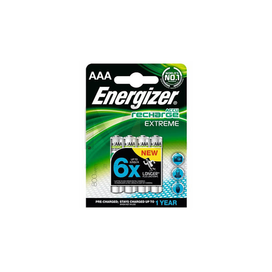 ENERGIZER AAA (HR03), Extreme E300324700 Battery 1.2V, 800mAh, standard, 4