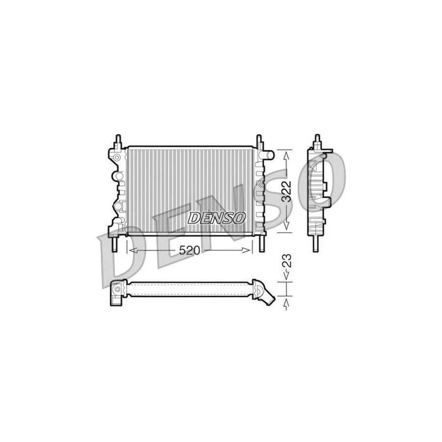 DENSO DRM20031 Engine Radiator