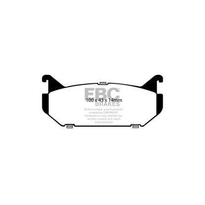 EBC PDKR350 Ford Mazda Ultimax Rear Brake Pad & Plain Disc Kit 2 | ML Performance UK Car Parts