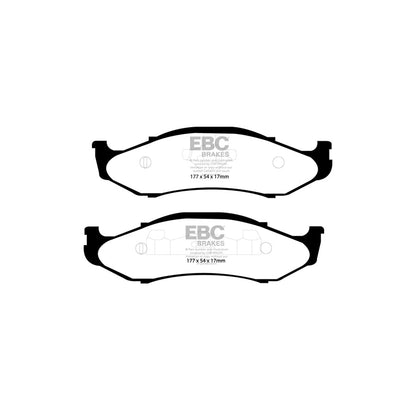EBC DP1255 Jeep Ultimax Front Brake Pads (Inc. Cherokee, Grand Cherokee, Wrangler) 2 | ML Performance UK Car Parts