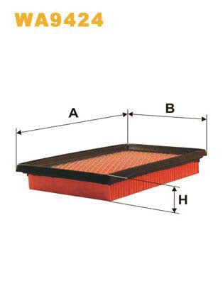 WIX Filters WA9424 Air Filter For Honda Logo (Ga3)