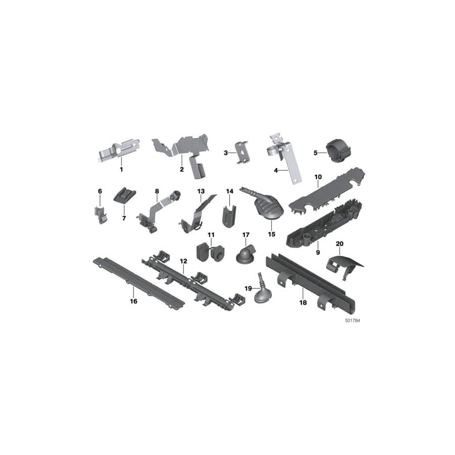 Genuine BMW 12527534364 E85 E65 E86 Spacer Plate (Inc. 530xi, 730Li & 730i)