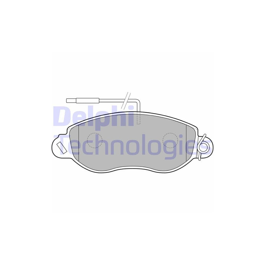 Delphi Lp1848 Brake Pad Set