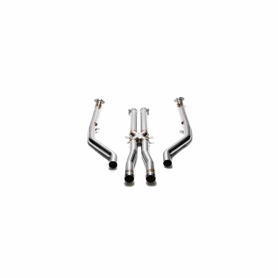 Armytrix BME9M-DD High-Flow Performance Race Front Pipe | X-Pipe BMW M3 E90 | E92 2008-2013 with Optional catalytic converter replacement