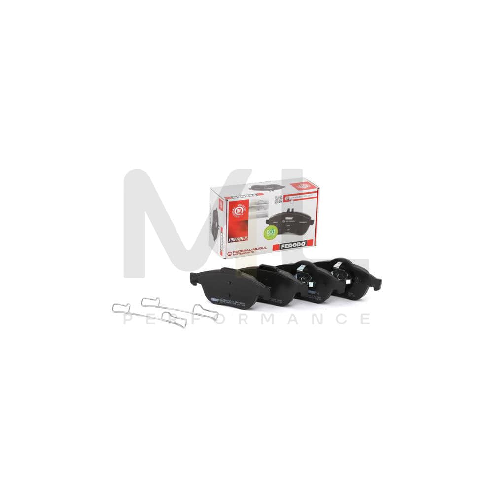 Ferodo Premier Eco Friction FDB1541 Brake Pad Set Not Prepared for Wear Indicator, With Piston Clip, With Accessories