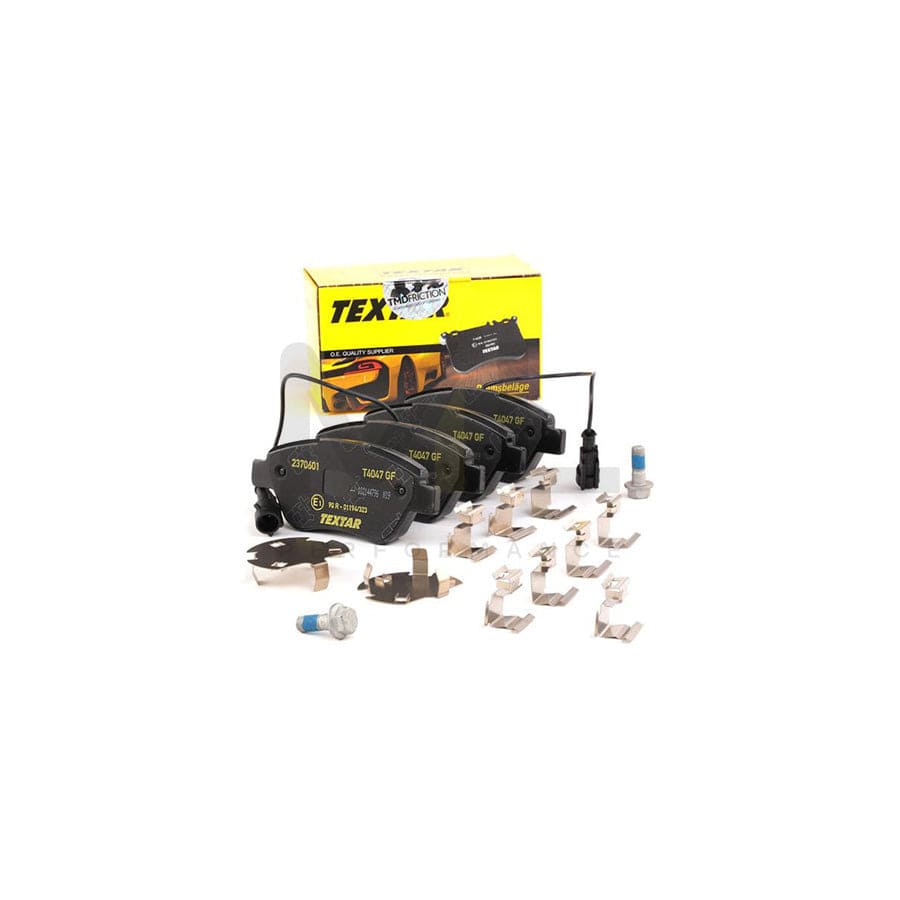 TEXTAR 2370601 Brake pad set with integrated wear warning contact