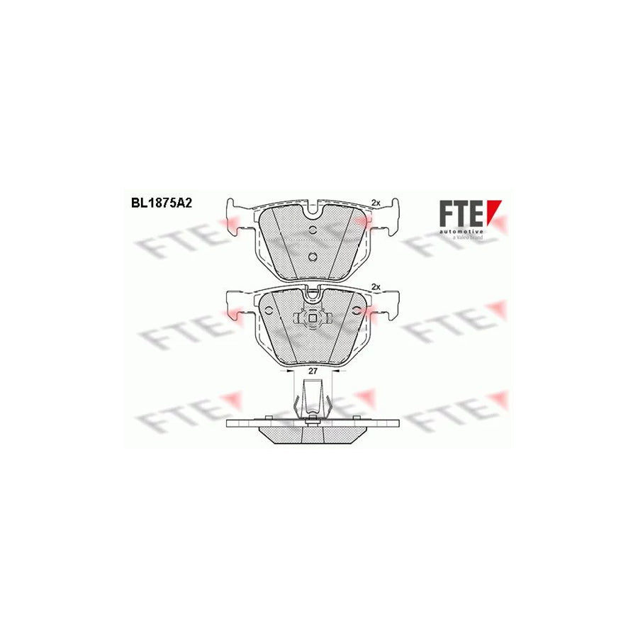 FTE 9010459 Brake Pad Set