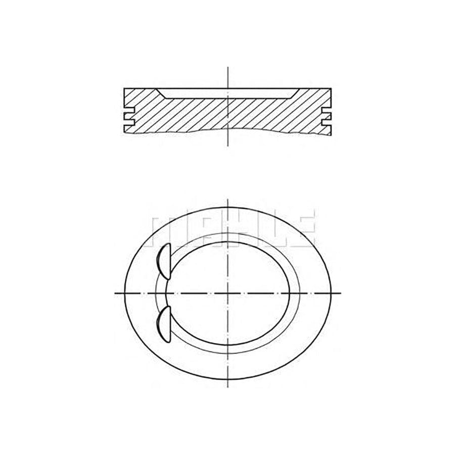 MAHLE ORIGINAL 011 03 00 Piston 86 mm, with piston rings | ML Performance Car Parts