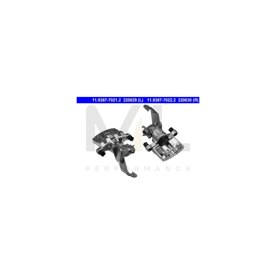 ATE 11.9387-7021.2 Brake Caliper for NISSAN PRIMERA without holder