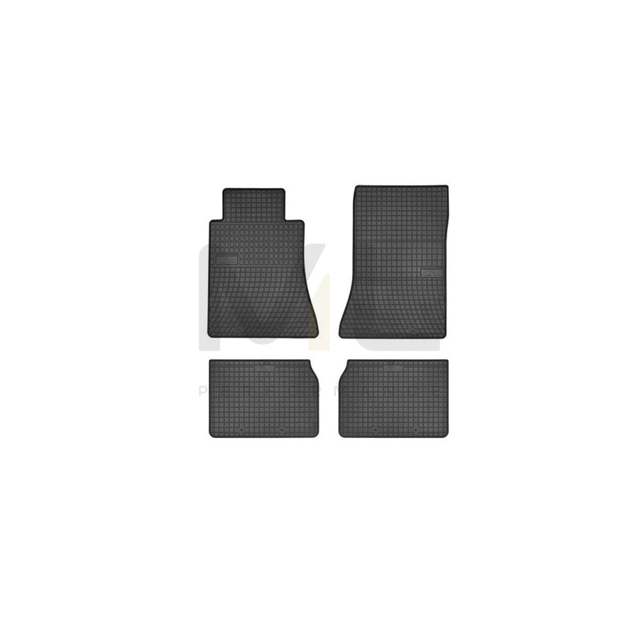 FROGUM Tailored 0784 Floor mat set Elastomer, Front and Rear, Quantity: 4, Black, (LHD)