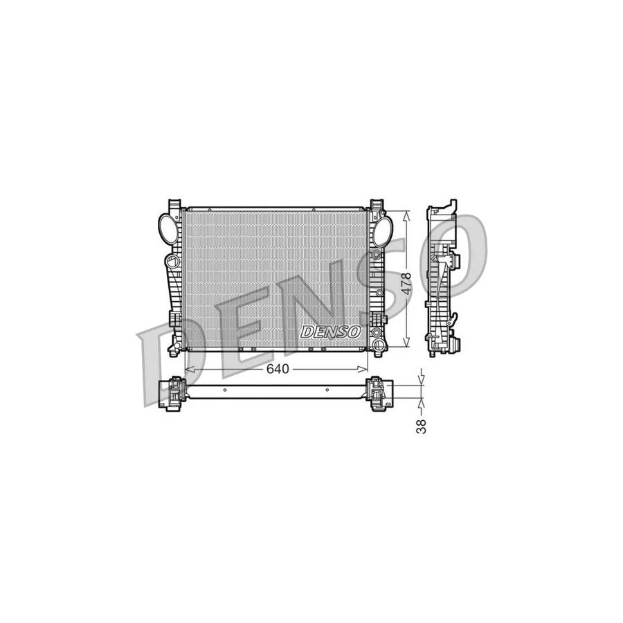 DENSO DRM17095 Engine Radiator