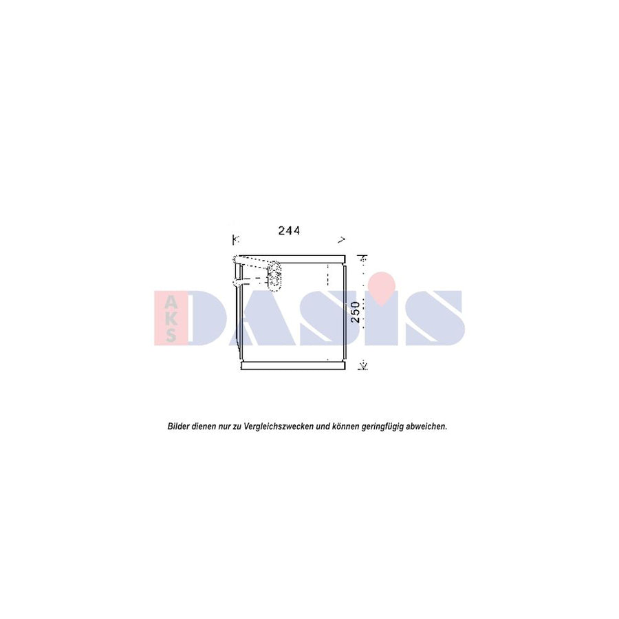 AKS Dasis 820364N Air Conditioning Evaporator for KIA Picanto II (Ta)