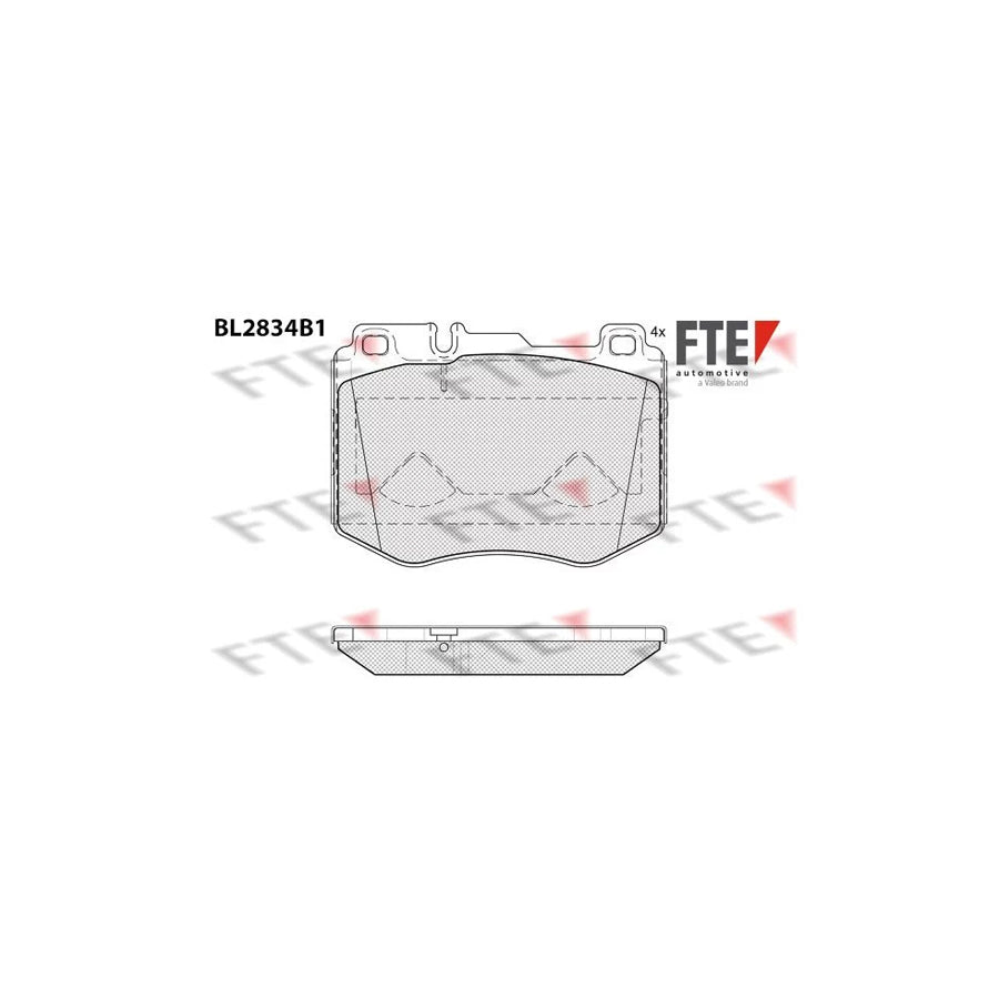 FTE Bl2834B1 Brake Pad Set