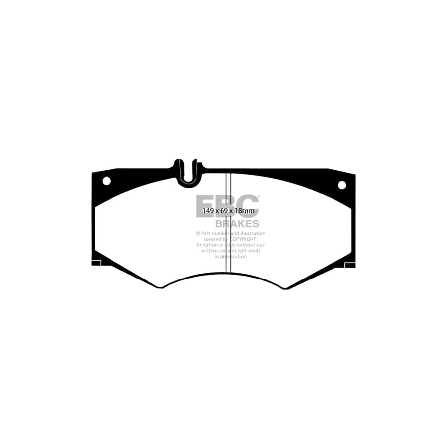 EBC PDKF1228 Mercedes-Benz W460 W463 Ultimax Front Brake Pad & Plain Disc Kit - Bosch/ATE Caliper 2 | ML Performance UK Car Parts