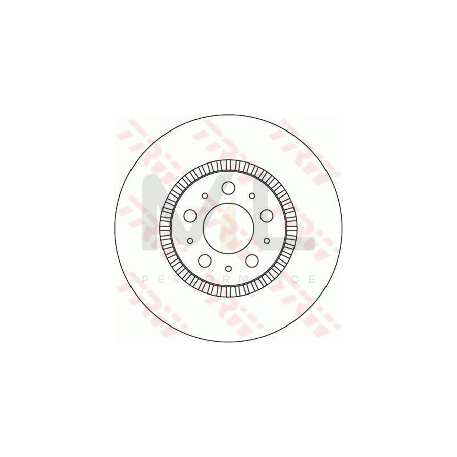 TRW DF4053 Brake Disc Vented  - 1 piece