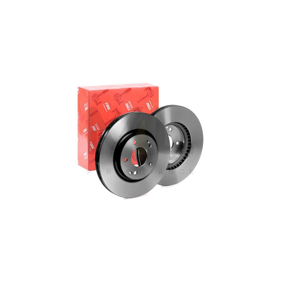 TRW DF6804 Brake Disc Vented, Painted  - 1 piece