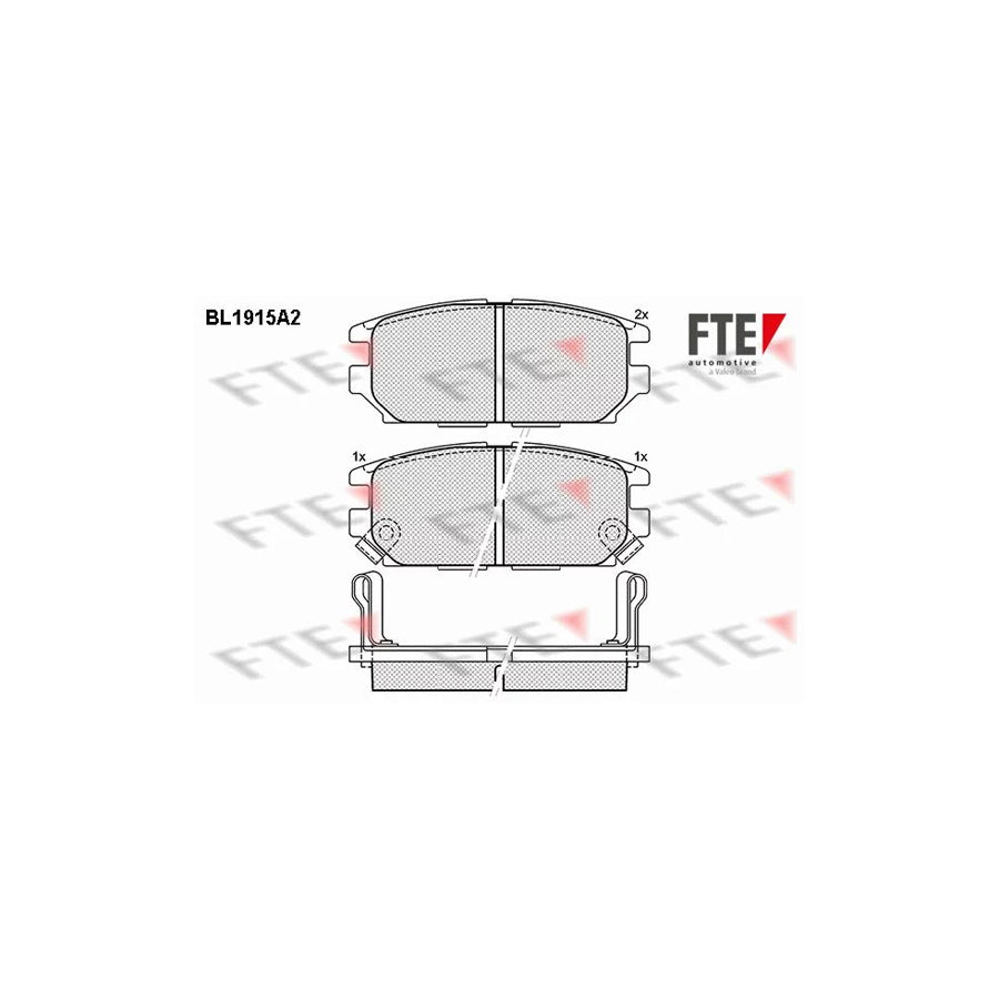 FTE Bl1915A2 Brake Pad Set