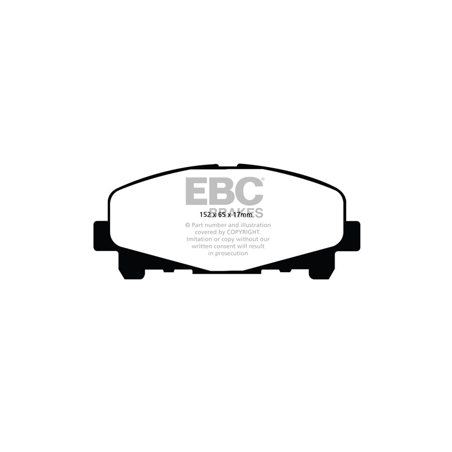 EBC DP41999R Honda Accord Yellowstuff Front Brake Pads 2 | ML Performance UK Car Parts