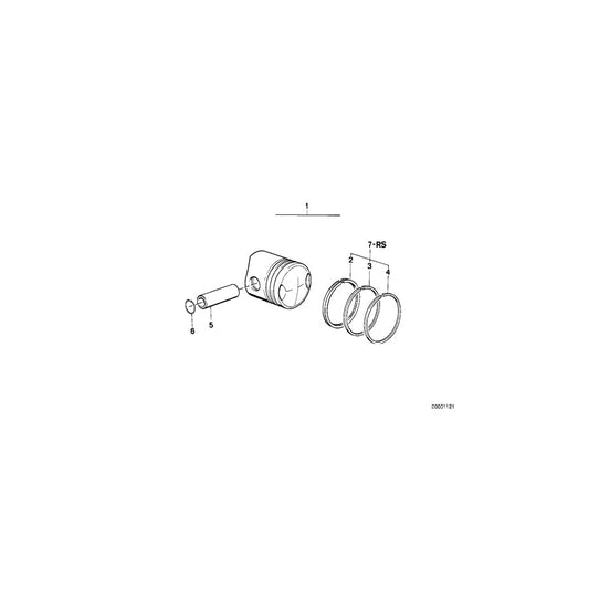 Genuine BMW 11251337254 Piston 69,97 E=9,2 (Inc. R45 & R45T)
