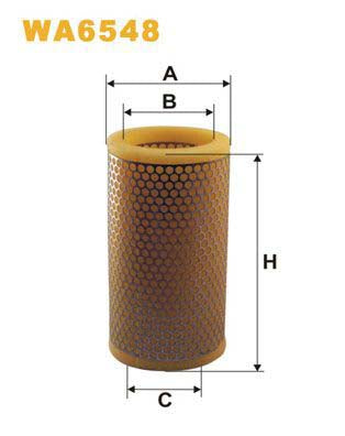 WIX Filters WA6548 Air Filter For Peugeot 505 Saloon