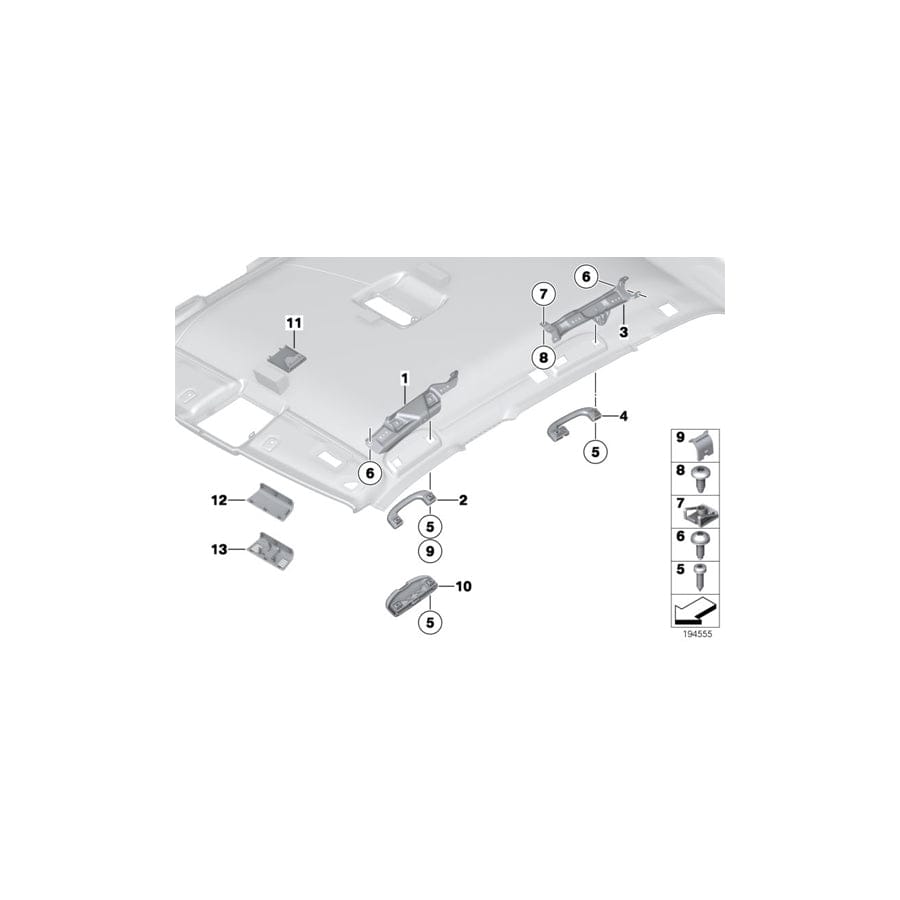 Genuine BMW 51162993604 E84 Combi Oval-Head Machine Screw (Inc. X1)