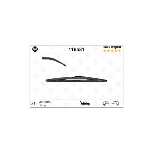Swf Rear 116531 Wiper Blade