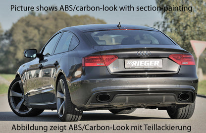 Rieger 00099230 Audi B8 B81 Rear Diffuser (A5 & S5) 2 | ML Performance UK Car Parts