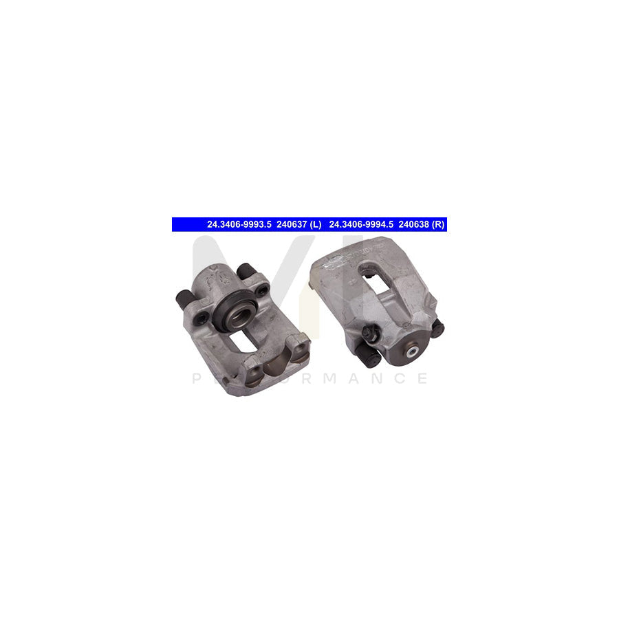 ATE 24.3406-9994.5 Brake Caliper for BMW 5 Saloon (E39) without holder