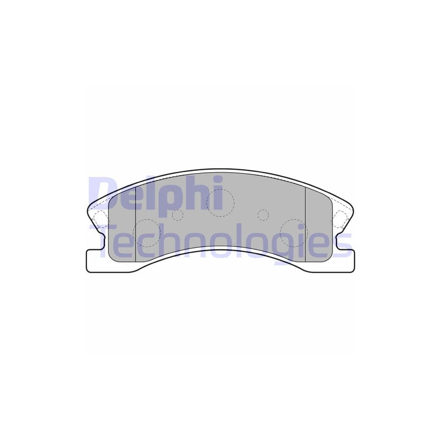 Delphi Lp1906 Brake Pad Set For Jeep Grand Cherokee Ii (Wj, Wg)