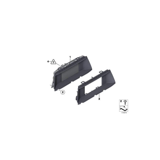 Genuine BMW 65509297271 F07 Central Information Display 7" (Inc. 550iX, 530d 155kW & 535d)