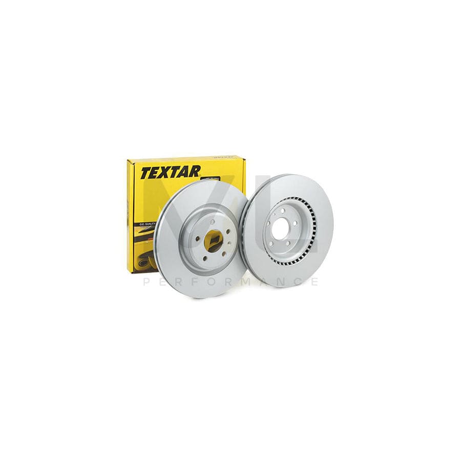 TEXTAR PRO+ 92229205 Brake Disc Internally Vented, Coated, High-carbon, without wheel hub, without wheel studs  - 1 piece
