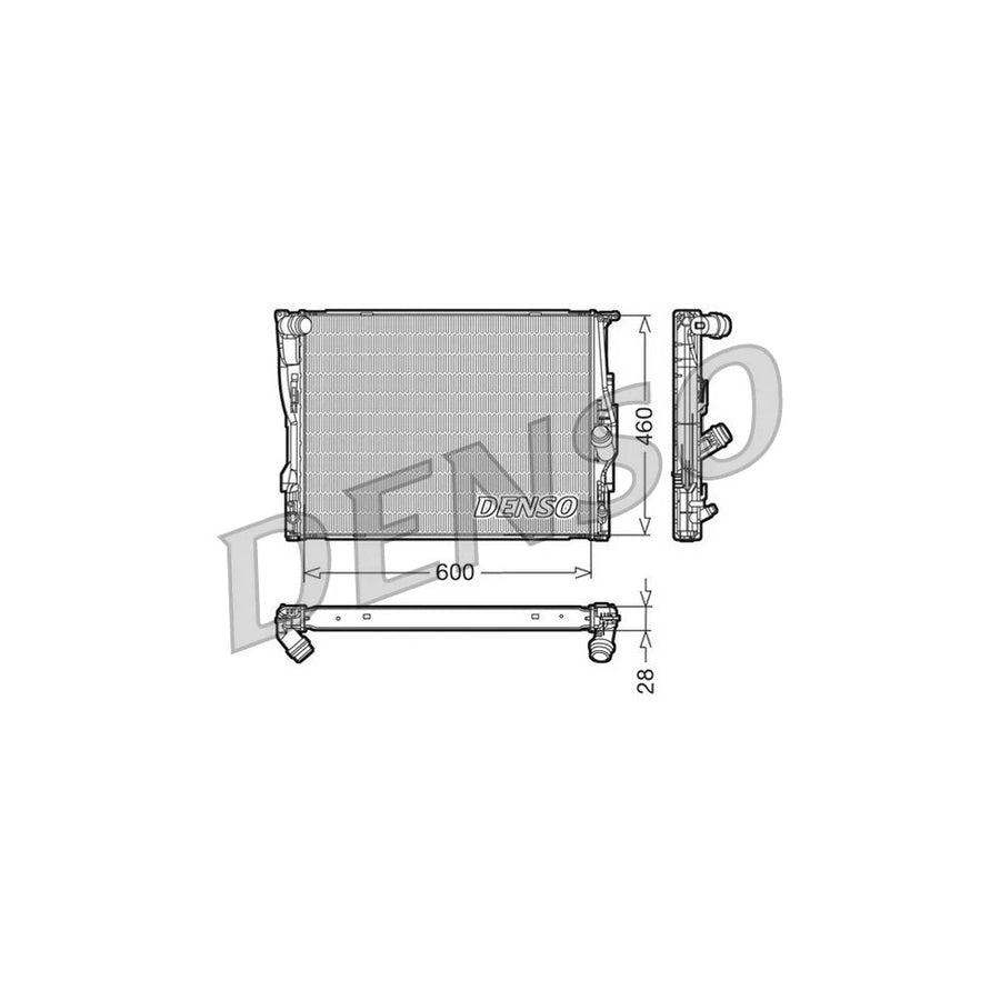 DENSO DRM05110 Engine Radiator