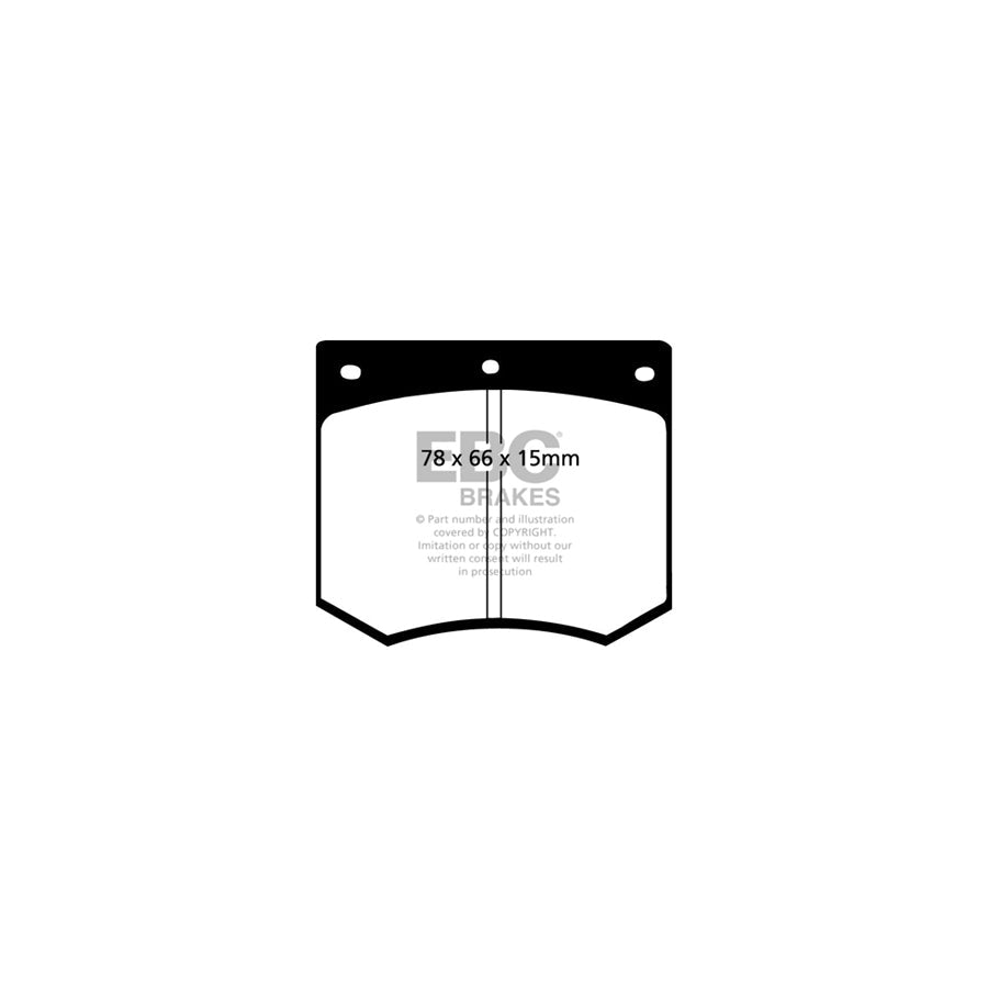 EBC DP3291C TVR Redstuff Front Brake Pads - Girling/TRW Caliper 2 | ML Performance UK Car Parts